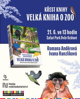 Pozvánka na křest titulu Velká kniha o zoo