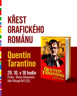 Pozvánka na křest knihy Quentin Tarantino: grafický román