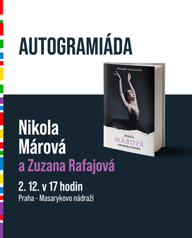 Pozvánka na autogramiádu Nikoly Márové a Zuzany Rafajové