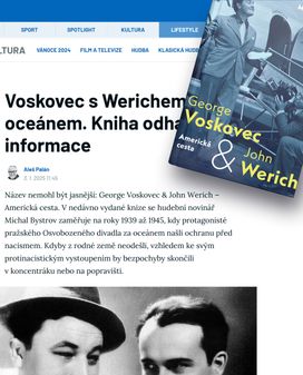 Recenze titulu George Voskovec & John Werich: Americká cesta