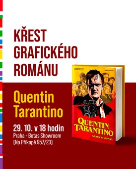 Pozvánka na křest knihy Quentin Tarantino: grafický román